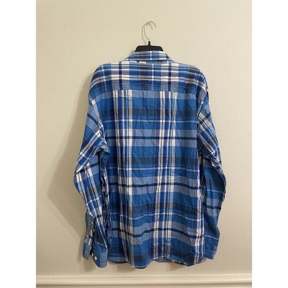 Columbia, Rapid Rivers II Long Sleeve Shirt, Blue Plaid, NWT, XXL - Picture 4 of 4